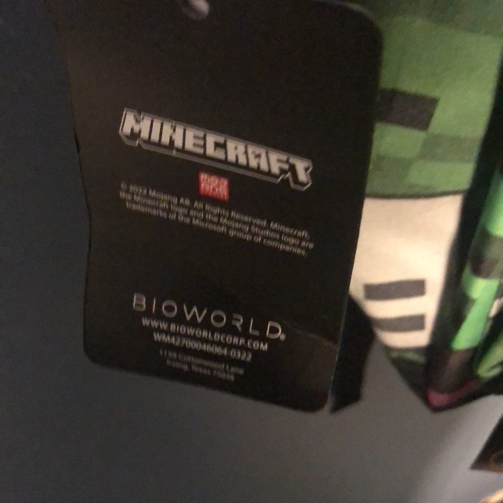 Minecraft Backpack - Picture 3 of 4